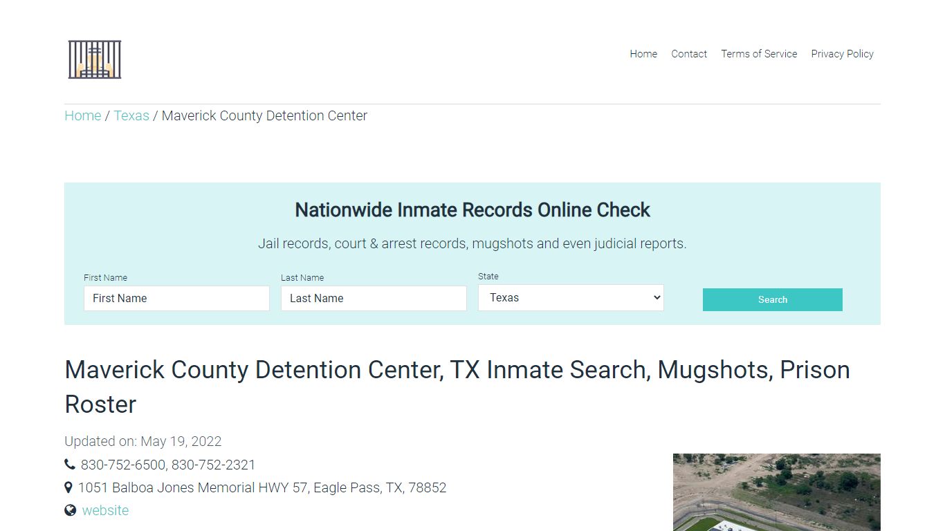 Maverick County Detention Center, TX Inmate Search ...