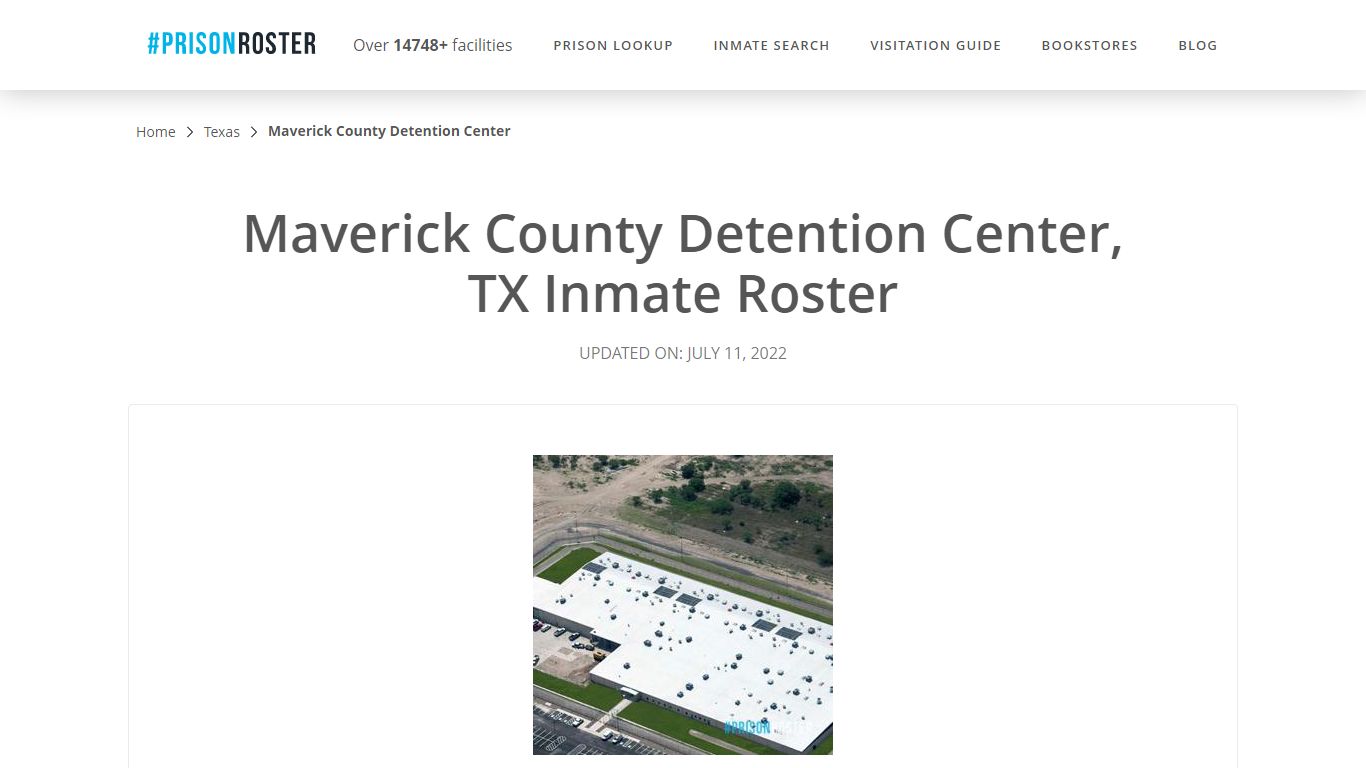 Maverick County Detention Center, TX Inmate Roster